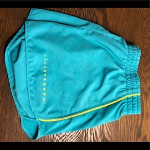 Livestrong Nike shorts